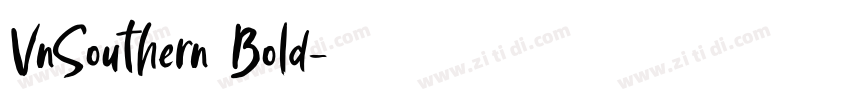 VnSouthern Bold字体转换